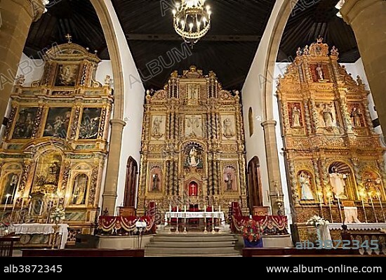 Chancel, Nuestra Señora de la Peña de Francia, Puerto de la Cruz, Tenerife, Canary Islands, Spain, Europe.