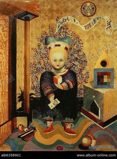 JOHANNES ITTEN. J.Itten, Portrait d'enfant - Album alb6358901