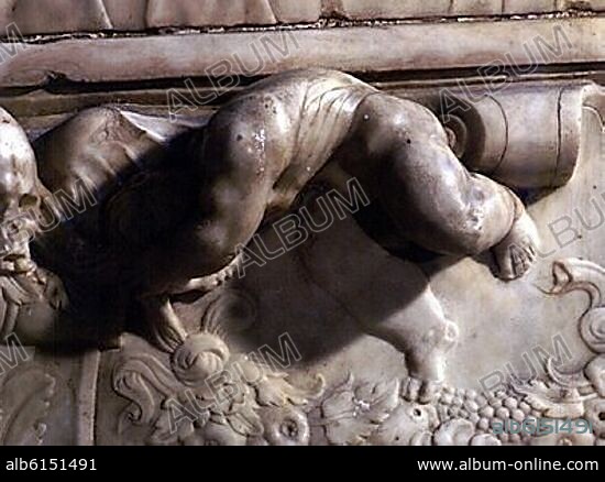 ALONSO BERRUGUETE (1488-1561). SEPULCRO DEL CARDENAL TAVERA - DETALLE.