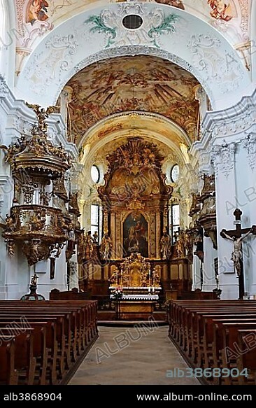Parish Church of St. George, Pfarrkirchen bei Bad Hall, Traunviertel district, Upper Austria, Austria, Europe.