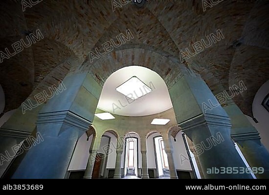 Nordturm, Obergruppenführersaal, 1934-45, cult site and terrorist site of the SS, Wewelsburg, Büren, East Westphalia, North Rhine-Westphalia, Germany, Europe.