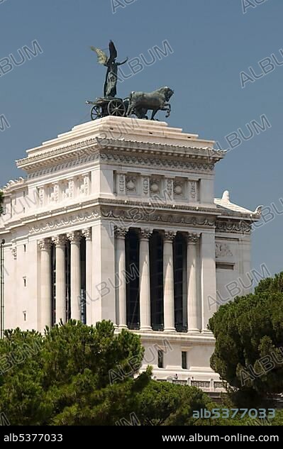 Monumento Nazionale a Vittorio Emanuele II National Monument to Victor Emmanuel II, Rome, Italy, Europe.