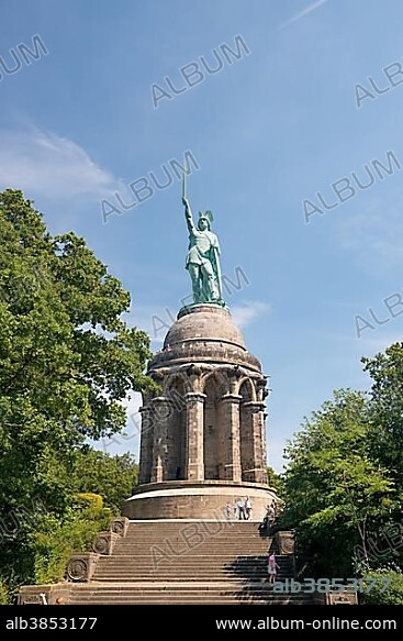 Hermannsdenkmal, monument, Teutoburg Forest, North Rhine-Westphalia, Germany, Europe.