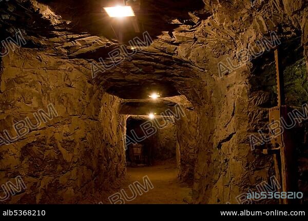 Diamond mine, Kimberley Mine Museum, Kimberley, Northern Cape, South Africa, Africa.