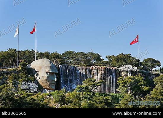 Ataturk Monument, Antalya, Antalya Province, Turkey, Asia.