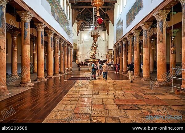 Jerusalem Bethlehem Israel. The church of the nativity birthplace of Jesus.