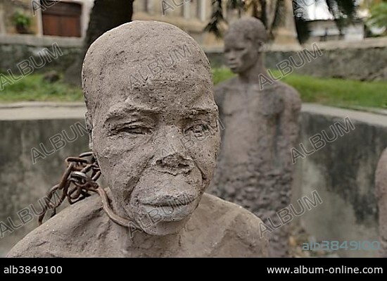 Slave Memorial by Carla Sornas, Stone Town, Zanzibar City, Zanzibar, Tanzania, Africa.