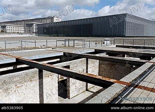 Ruins and Documentation Centre, Topography of Terror, former site of the Gestapo, SS and Reich Security Main Office, Berlin, Germany, Europe.