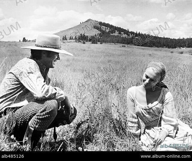CLINT EASTWOOD and JEAN SEBERG in PAINT YOUR WAGON, 1969, directed by