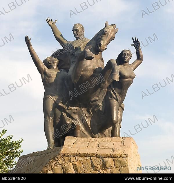 Statue of Mustapha Kemal Atatuerk, Antalya, Turkey, Asia.