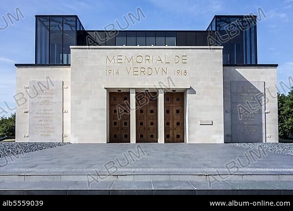 Mémorial de Verdun, museum and war memorial commemorating the Battle of Verdun in the First World War 1916, France, Europe.