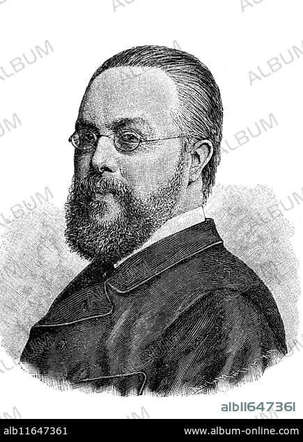 Wilhelm Scherer (26 April 1841, 6 August 1888) was an Austrian Germanist, historical, digital reproduction of an original from the 19th century.