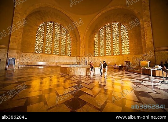 Voortrekker Monument, interior view, Pretoria, Gauteng, South Africa, Africa.