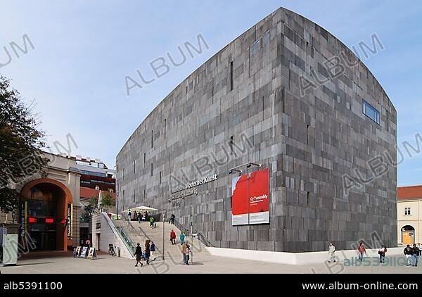 MUMOK, Museum of Modern Art in the museum district MQ in Vienna, Austria, Europe.