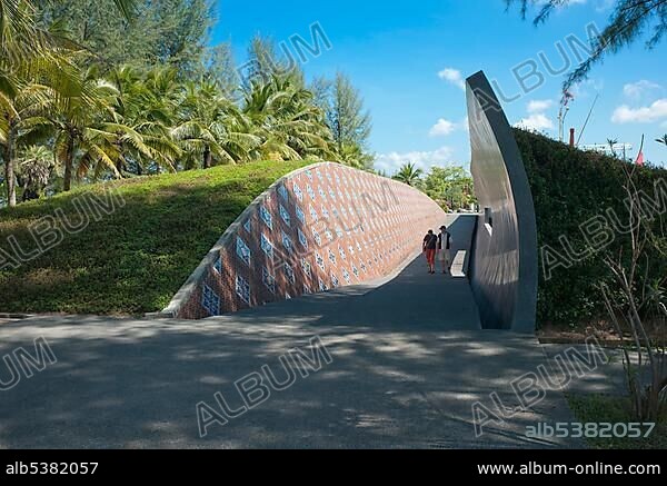 Ban Nam Khem Tsunami Memorial Center, Bang Muang, Takua Pa, Phang-nga, memorial to the Tsunami victims of 26 Dec. 2004, Thailand, Asia.