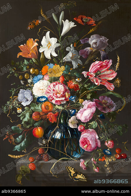 Vase with Flowers, Jan Davidsz de Heem, c. 1670. - Album