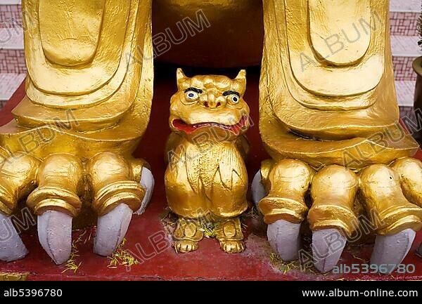Dragon, Sam-Poh Temple, Cameron Highlands, Malaysia, Southeast Asia, Asia.