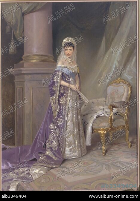 VLADIMIR YEGOROVICH MAKOVSKY. Portrait of Empress Maria Feodorovna Princess Dagmar of Denmark 1847 1928 Album alb3349404