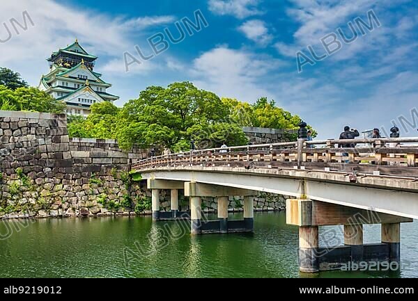 Osaka Japan. Osaka castle Jo.