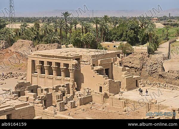 Birth Temple Mamisi of the Goddess Hathor, Temple of Hathor, Dendera, Qina, Egypt, Africa.