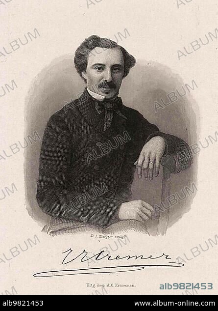 Jacobus Jan Cremer (1 September 1827) (5 June 1880); pen name Jacob Jan Cremer or J.J. Cremer; was a Dutch writer; rhetorician and painter; Historical; digitally restored reproduction from a 19th century original.