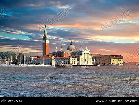 Basilica of San Giorgio Maggiore, San Giorgio Maggiore Island, Venice, Italy, Europe.