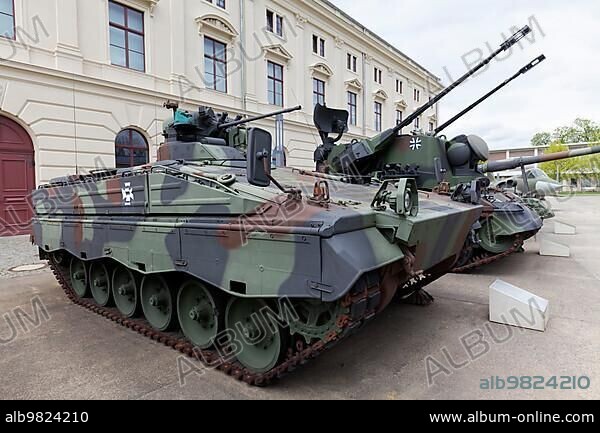 Luchs A2 armoured reconnaissance vehicle; from 1975; military vehicle; Bundeswehr Military History Museum; Dresden; Saxony; Germany; Europe.