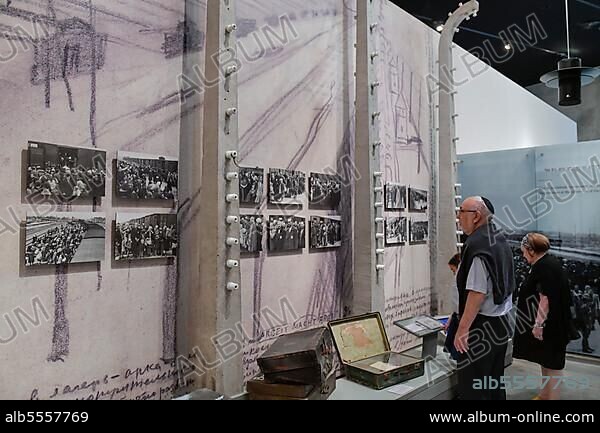 Permanent exhibition, Museum of the History of the Holocaust, Yad Vashem Memorial, Jerusalem, Israel, Asia.