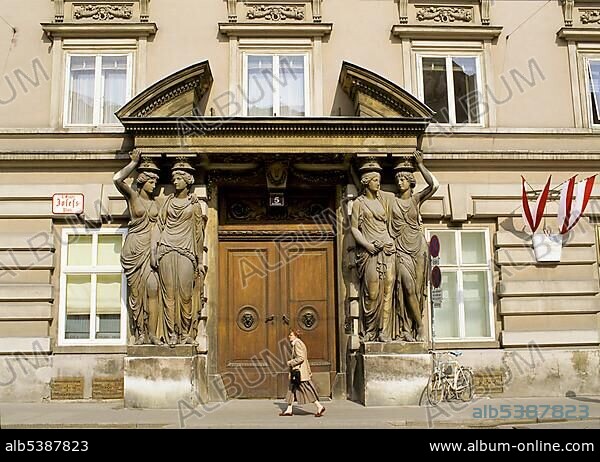 Palais Pallavicini, Josefsplatz, Vienna, Austria, Europe.