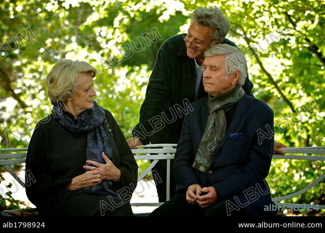 DUSTIN HOFFMAN, MAGGIE SMITH and TOM COURTENAY in QUARTET, 2012, directed  by DUSTIN HOFFMAN and JULIA SOLOMONOFF. Copyright HEADLINE PICTURES. -  Album alb1798924