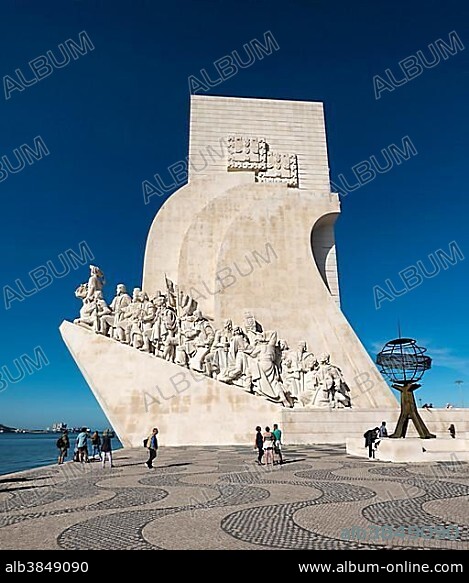Monument of the Discoveries, Padrão dos Descobrimentos, Belém, Lisbon, Portugal, Europe.