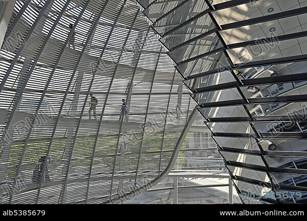 Reichstag Dome, Bundestag, German Parliament Building, Berlin, Germany, Europe.