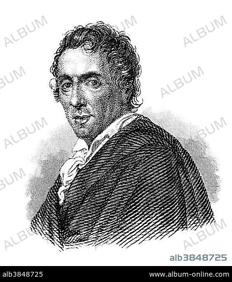 Portrait of Antonio Canova, 1757 - 1822, sculptor of Italian neo-classicism.