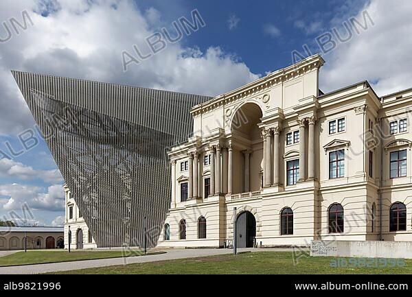 Military History Museum of the German Armed Forces; architect Daniel Libeskind; Dresden; Saxony; Germany; Europe.