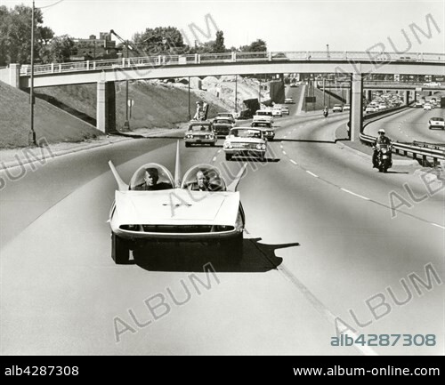 Third prototype vehicle called Firebird III designed by the American manufacturer General Motors.. 1959.