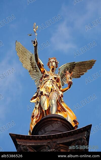 Friedensengel (Freedom Angel), Munich, Bavaria, Germany, Europe.