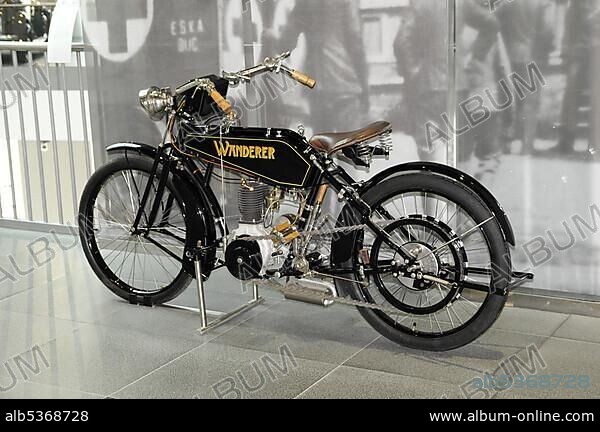 Wanderer 2 HP, museum mobile, Audi World, Audi, Ingolstadt, Bavaria, Germany, Europe.