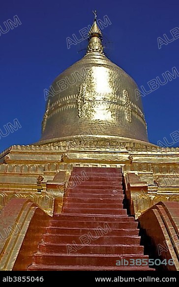 The Lawkananda Pagoda, Pagan, Bagan, Myanmar, Burma, Asia.