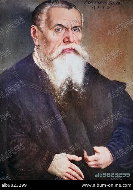 Lucas Cranach der Ältere; Lucas Cranach the Elder was a German painter and graphic artist of the Renaissance; specialising in woodcut and copperplate engraving; Historic; digitally restored reproduction of a 19th century original.