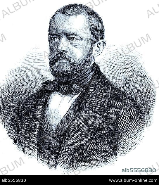 Otto Eduard Leopold von Bismarck-Schönhausen, ab 1865 Graf von Bismarck-Schönhausen, ab 1871 Fürst von Bismarck, ab 1890 auch Herzog von Lauenburg, 1. April 1815, 30. Juli (1898), war ein deutscher Politiker und Staatsmann, digitale verbesserte Reproduktion eines Originaldrucks von 1880.