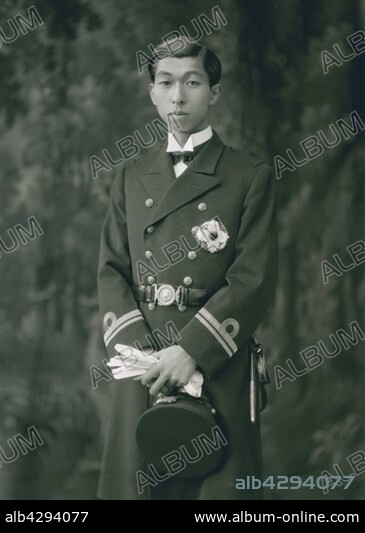Nobuhito, Prince Takamatsu (1905-1987), brother of Emperor Shôwa (Hirohito) of Japan.. c.1925. . Photo Taponier. Photo12.com - Coll. Taponier.