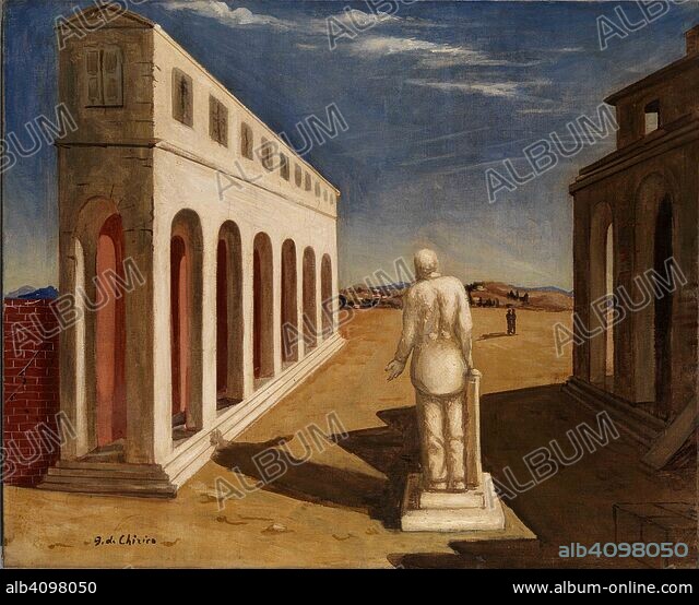 GIORGIO DE CHIRICO. Piazza d'Italia (Souvenir d'Italie