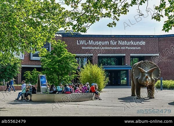 LWL Museum of Natural History with Planetarium, Sentruper Straße, Münster, North Rhine-Westphalia, Germany, Europe.
