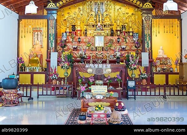 Temple of the Japanese Peace Pagoda. The Stupa exist since 2004; situated on the Rumassala hill in the jungle of Unawatuna. The buddhist monument that inspired for peace; is leaded from Japanese monks.