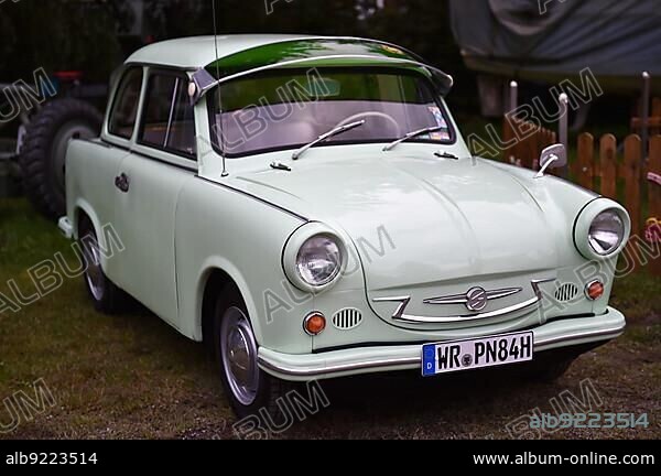 DDR Oldtimer Trabant P50 at a classic car meeting in Benneckenstein in the Harz Mountains, Germany, Europe.