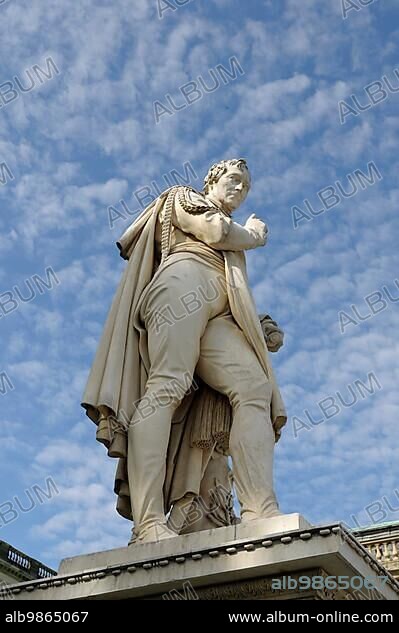 Monument to Gerhard von Scharnhorst, Unter den Linden, Berlin-Mitte, Germany (Sculptor: Christian Daniel Rauch) . Gerhard Johann David von Scharnhorst was a Prussian general. Scharnhorst is commemorated by the prize for the best officer candidates of the German Army. Statue of Gerhard von Scharnhorst, Germany (sculptor: Christian Daniel Rauch) . Scharnhorst was a general in Prussian service, Chief of the Prussian General Staff, noted for both h.