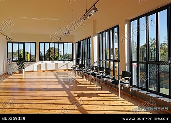 Exhibition space, Henrichenburg boat lift, Schleusenpark, Waltrop Lock Park, Westphalian Industrial Museum, Route of Industrial Heritage, Dortmund Ems Canal, Waltrop, North Rhine-Westphalia, Germany, Europe.