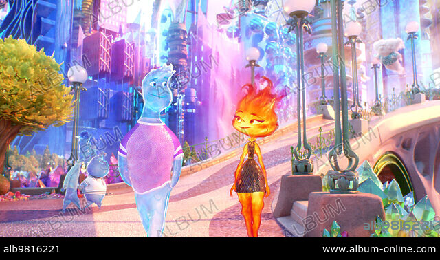 Poster of ELEMENTAL, 2023, directed by PETER SOHN. Copyright Pixar  Animation Studios / Walt Disney Pictures. - Album alb9816227