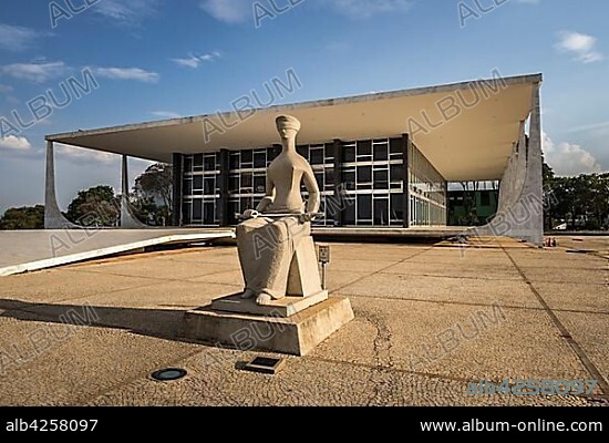 Supremo Tribunal Federal, Supreme Federal Court, Architect Oscar Niemeyer, Brasília, Federal District, Brazil, South America.