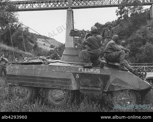 Palestro operation, during the Algerian War of Independence.. (French troops caught in ambush above the Palestro gorges).. May 1956.